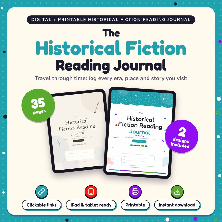 The Historical Fiction Reading Journal: listing cover